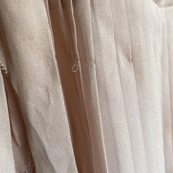 Vintage VERA WANG COLLECTION mauve pleated silk chiffon sleeveless blouse - Picture 10 of 12